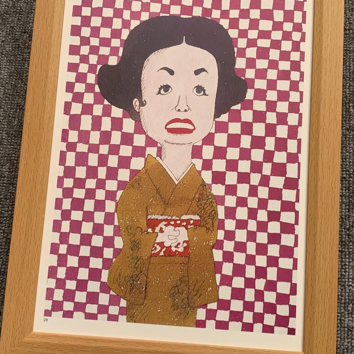 ※ ふぁんたすてぃっく Jさま 専用ページ 和田誠 ４点まとめて A4 額装品 Amazon.co.jp: □和田誠『美空ひばり』B5サイズ 額入り 貴重イラスト